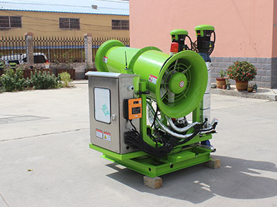 建筑垃圾破碎站使用環(huán)保降塵霧炮機效果如何呢？