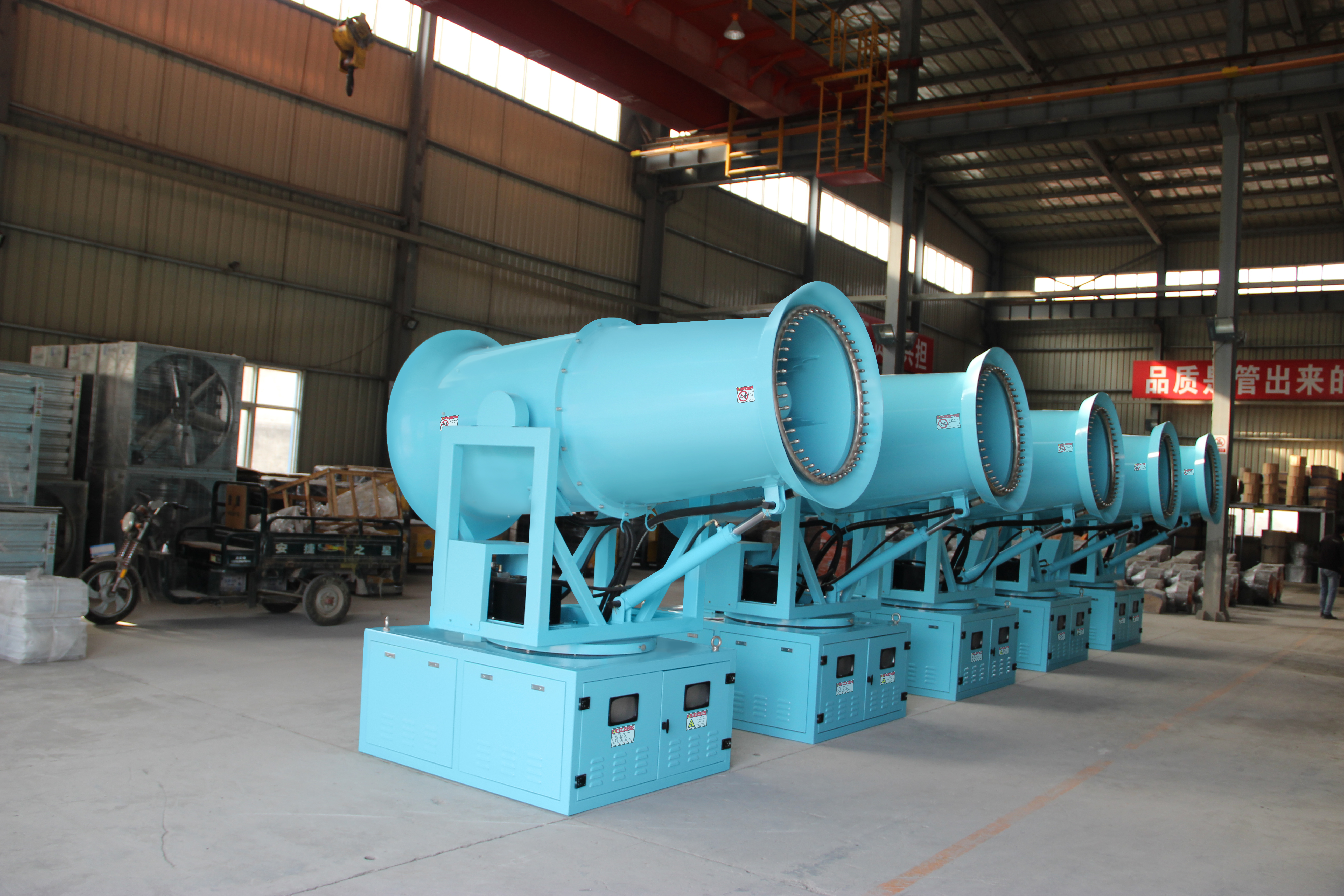 車載全自動霧炮機的電控箱有什么作用？