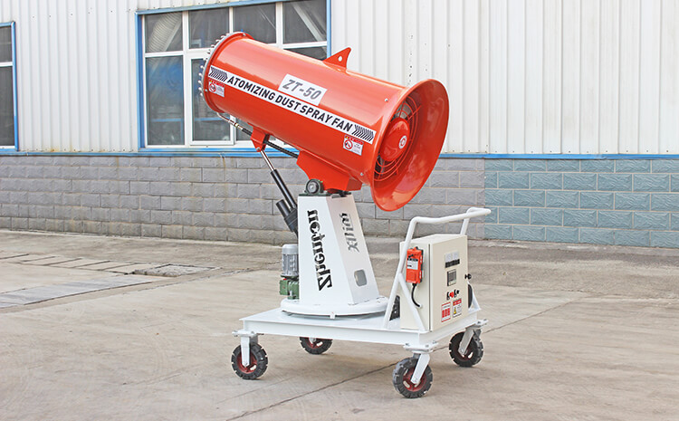 遠(yuǎn)程全自動控塵霧炮機噴頭堵塞如何處理？