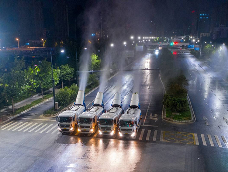 除塵霧炮機的供水壓力有什么作用？