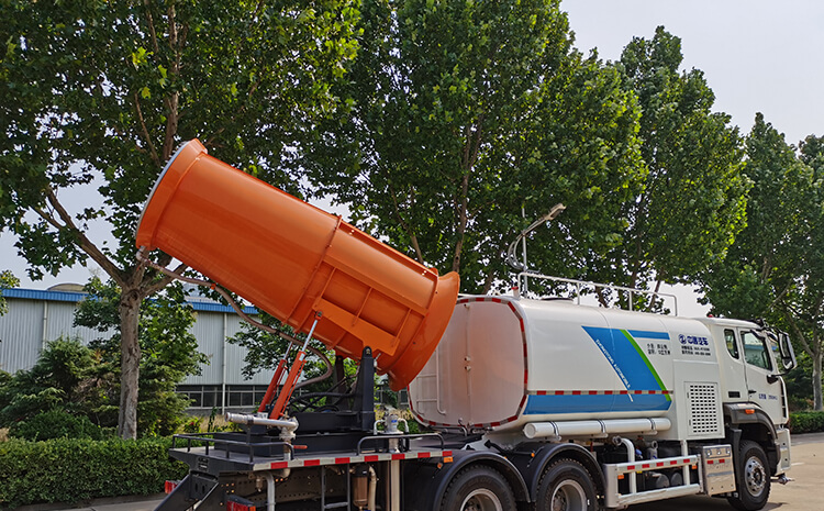 露天料場的揚塵處理使用霧炮機設(shè)備效果怎么樣呢？