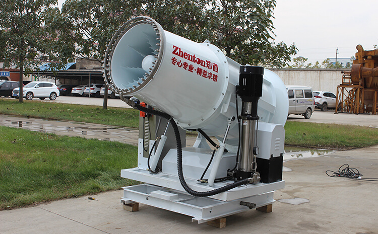 全自動霧炮機為什么能治理揚塵污染？