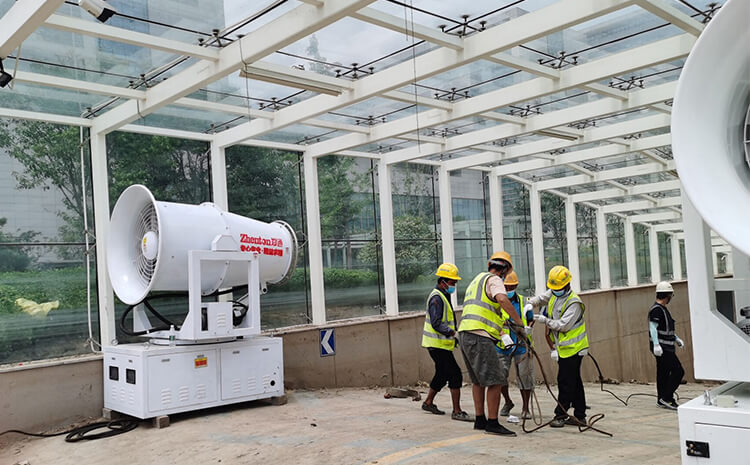 隧道降塵霧炮機好用嗎？有什么特點？