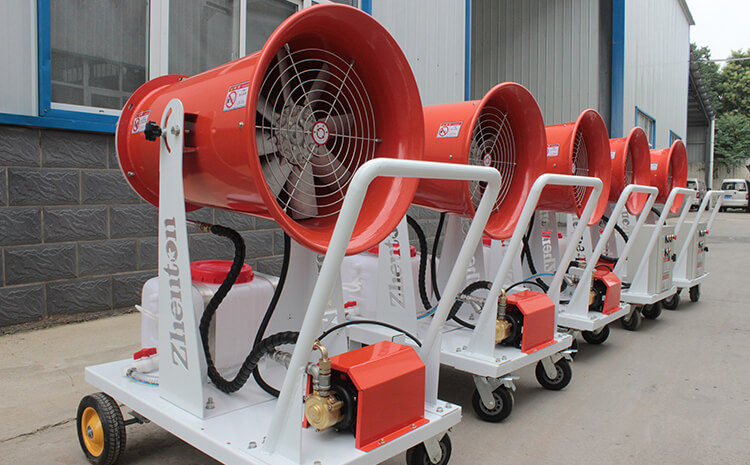 環保霧炮機是如何治理采石場粉塵的？