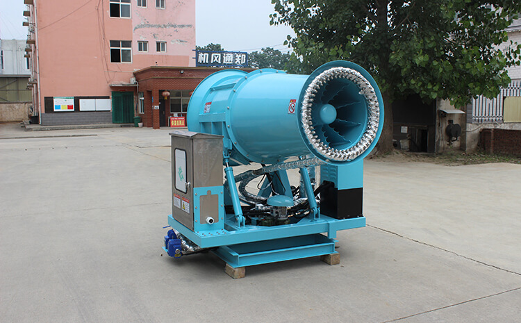 除塵霧炮機的風機有什么作用？