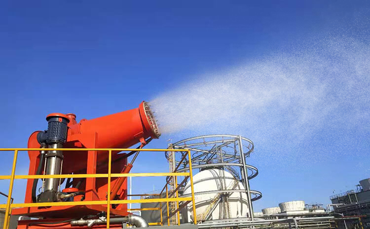 煤棚使用的環(huán)保降塵霧炮機(jī)降塵機(jī)理是什么？