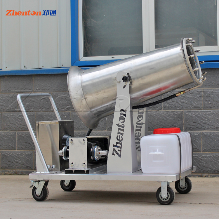 碳場(chǎng)里的霧炮機(jī)您見(jiàn)過(guò)沒(méi)？為什么在碳場(chǎng)里要使用霧炮機(jī)？