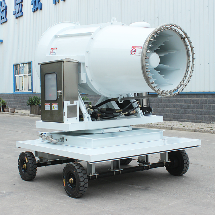 拖車環(huán)保霧炮機在城市道路應(yīng)用的好處