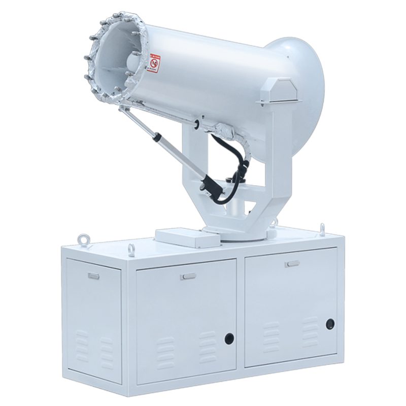 霧炮機噴出的水霧對粉塵的作用 霧炮機噴出的水霧對粉塵的作用